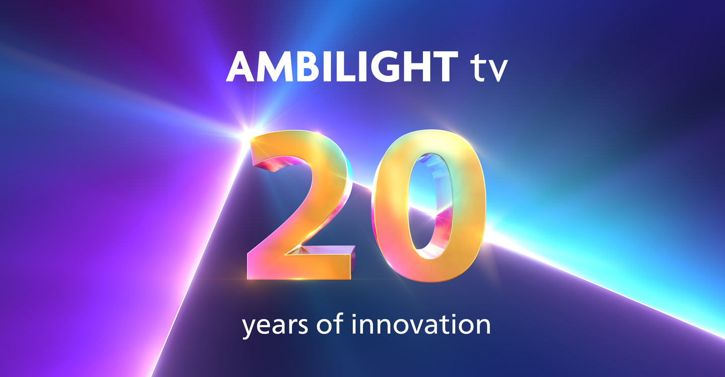 20 metų Ambilight televizoriaus