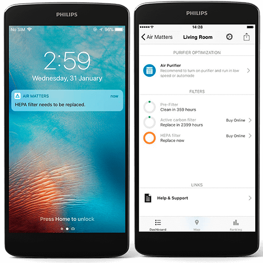 &bdquo;Air Matters&ldquo; &ndash; filtro stebėjimas