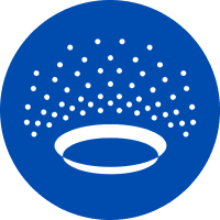 &bdquo;Du viename&ldquo; su drėkinimu piktograma