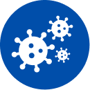 Pelėsių sporų piktograma