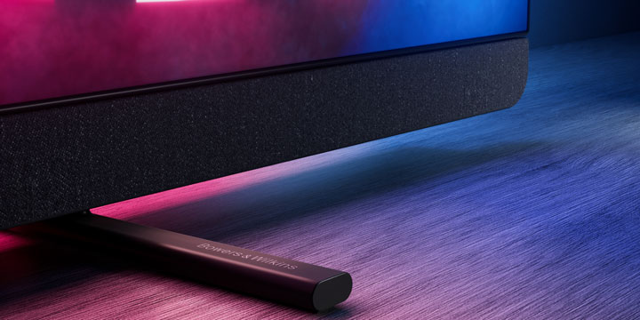 Bowers & Wilkins įmontuota garso sistema